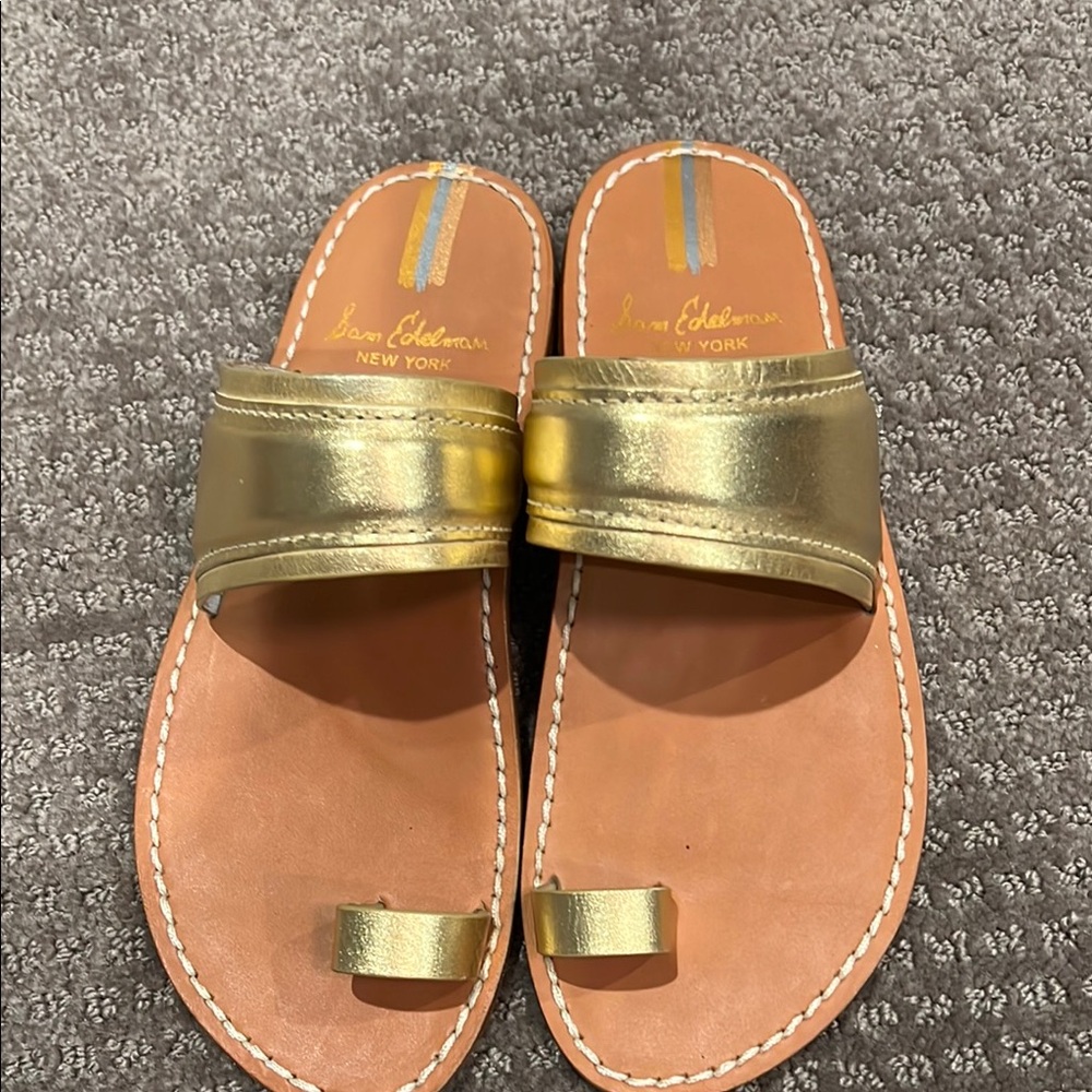 Sam Edelman Gold Women's Sandals - Picture 5 of 8